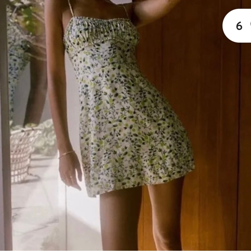 Urban outfitters dress. Lemon lime floral size small